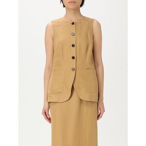 Liviana Conti Waistcoat Woman Leather